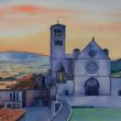 San Francesco, Assisi, 50 x 70 cm.