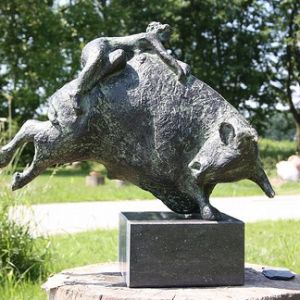 Europa en de stier, brons