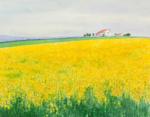 Aquarel, 50 x 60 cm. €400,-