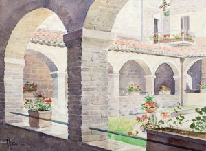 aquarel, te koop als Giclée (zie Giclées)